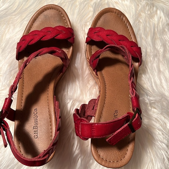 GH Bass sandals 3" wedge heel - Picture 4 of 4